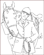 Coloriages Equestres