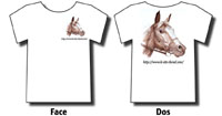 Personnalisations Diverses sur le Thème du Cheval : Tee-Shirts