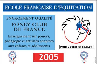 Label Poney Club de France